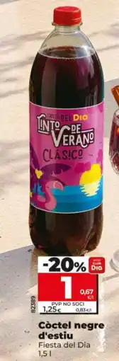 Maxi Dia FIESTA DEL DIA Còctel negre d'estiu oferta