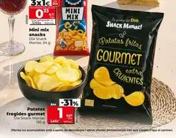 Maxi Dia DIA SNACK MANIAC Patatas fregides gurmet oferta