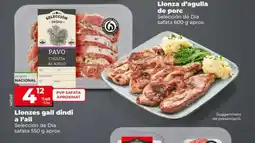 Maxi Dia SELECCIÓN DE DIA Llonzes gall dindi a l'all oferta