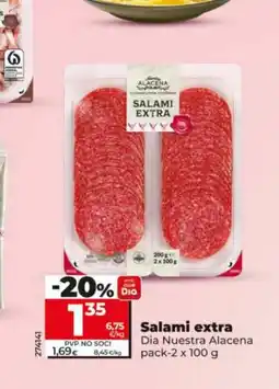 Maxi Dia DIA NUESTRA ALACENA Salami extra oferta