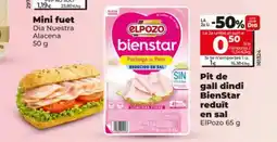 Maxi Dia ELPOZO Pit de gall dindi BienStar reduït en sal oferta