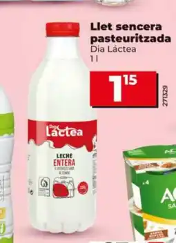 Maxi Dia DIA LÁCTEA Llet sencera pasteuritzada oferta