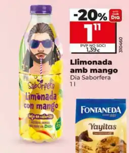 Maxi Dia DIA SABORFERA Llimonada amb mango oferta