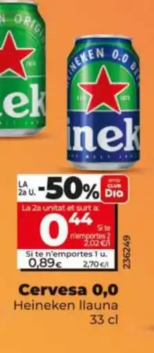 Maxi Dia HEINEKEN Cervesa 0,0 oferta