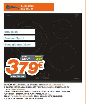 Pascual Martí Balay Encimera 3EB865FR oferta