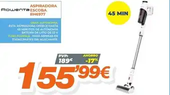 Pascual Martí Rowenta Aspiradora Escoba RH6977 oferta