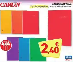 Carlin CARLIN Cuaderno a4.90 gr. oferta