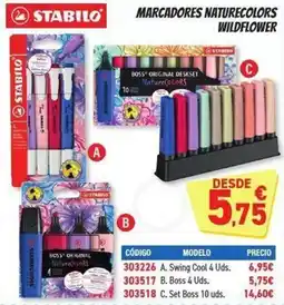 Carlin STABILO Marcadores naturecolors wildflower oferta
