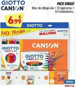 Carlin GIOTTO CANSON Pack dibujo oferta
