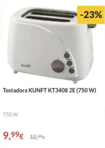 Worten Kunft KT3408 2E Tostadora (750 W) oferta