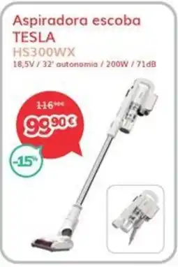 Mi electro TESLA Aspiradora escoba HS300WX oferta