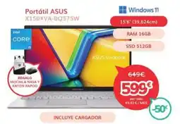 Mi electro ASUS Portátil X1504VA-BQ575W oferta
