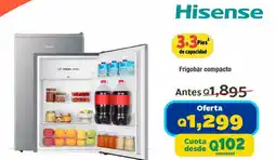 Suma Supermercados HISENSE Frigobar compacto oferta