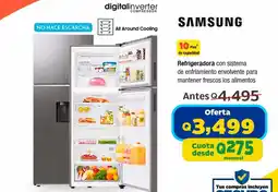 Suma Supermercados SAMSUNG Refrigeradora con sistema de enfriamiento envolvente para mantener frescos los alimentos oferta