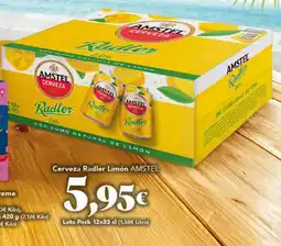 Gadis AMSTEL Cerveza Radler Limón oferta