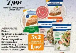 Gadis AGUINAMAR Pintxo De Salmón o Donostiarra Colas Langostino Refrigerados Naturales Ajillo oferta