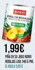 Claudio Norvi - pina en su jugo rodajas lata oferta