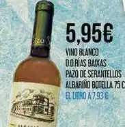 Claudio Blanco - vino d.o.rías baixas pazo de serantellos albarino botella oferta