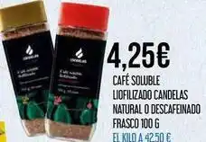 Claudio Candelas - cafe soluble liofilizado oferta