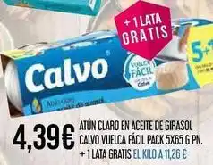 Claudio Calvo - atun claro en aceite de girasol oferta