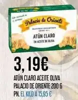 Claudio Palacio de oriente - atun claro aceite oliva oferta