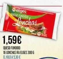 Claudio Ifa eliges - queso fundido 16 lonchas oferta