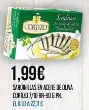 Claudio Cortizo - sardinillas en aceite de oliva oferta