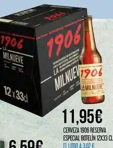 Claudio 1906 - cerveza reserva especial botelín oferta
