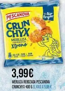 Claudio Pescanova - merluza rebozada crunchyx oferta