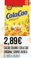 Claudio Cola cao - cacao soluble original sobres oferta
