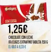 Claudio Ifa eliges - chocolate con leche oferta