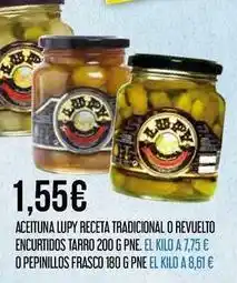 Claudio Lupy - aceituna receta tradicional o revuelto encurtidos tarro oferta
