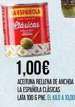 Claudio La española - aceituna rellena de anchoa clasicas oferta