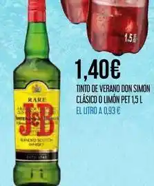 Claudio Simon - tinto de verano don clásico o limón pet oferta