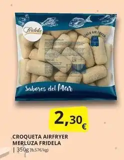 Fridela - croqueta airfryer merluza