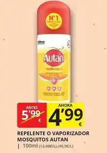 Supermercados MAS Autan - repelente o vaporizador mosquitos oferta