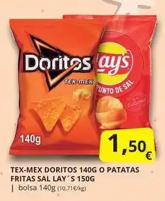 Supermercados MAS Lay's - tex-mex doritos o patatas fritas sal oferta