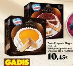 Gadis Nestlé - tarta etiqueta negra oferta