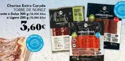 Gadis Torre de núñez - chorizo extra curado oferta