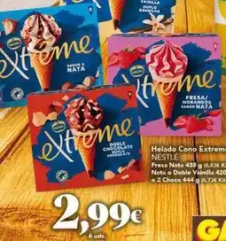 Gadis Nestlé - helado cono extrem oferta