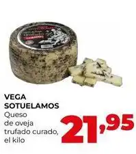 Alimerka Vega sotuelamos - queso de oveja trufado curado oferta