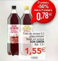 SPAR Don simón - tinto de verano 0.0 dásico/ limón oferta