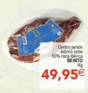 SPAR Benito - centro jamón ibérico cebo 50% raza ibérica oferta