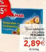 SPAR Pescamar - tacos cefalopodo a la gallega oferta