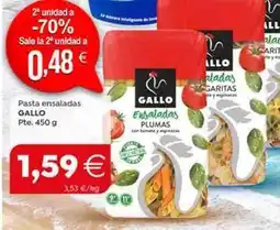 SPAR Gallo - pasta ensaladas oferta