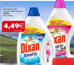 SPAR Dixan - detergente gel frescor oferta