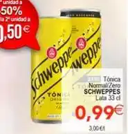 SPAR Schweppes - tonica normal/zero oferta