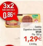 SPAR Spar - galleta digestive chocolate oferta