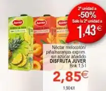 SPAR Disfruta juver - néctar melocotón/ piña/naranjas exprim. sin azúcar añadido oferta