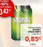 SPAR Cruzcampo - cerveza limon shandy oferta
